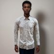 Print Brown Shirt : Party