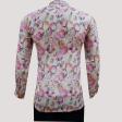 Print Peach Shirt : Party