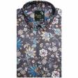 Print Gray Shirt : Party