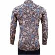 Print Gray Shirt : Party