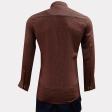 Combination Brown Shirt : Party
