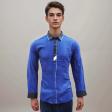 Combination Blue Shirt : Party