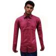 Combination Maroon Shirt : Ditto