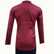 Combination Maroon Shirt : Ditto