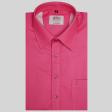 Self Design Maroon Shirt : Ditto