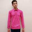 Self Design Maroon Shirt : Ditto