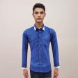 Combination Navy Blue Shirt : Ditto