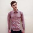 Handpainted Mauve Shirt : Ditto