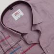 Handpainted Mauve Shirt : Ditto