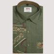 Handpainted Green Shirt : Ditto
