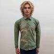 Handpainted Green Shirt : Ditto