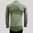 Handpainted Green Shirt : Ditto