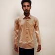 Stripes Peach Shirt : Business
