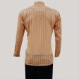 Stripes Peach Shirt : Business