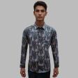 Print Dark Blue Shirt : Ditto
