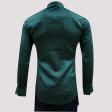 Self Design Dark Green Shirt : Ditto
