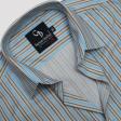 Stripes Blue Shirt : Business