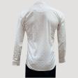 Self Design White Shirt : Business