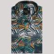 Print Green Shirt : Party