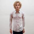 Self Design Pink Shirt : Business