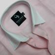 Self Design Pink Shirt : Business