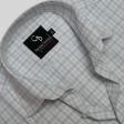 Checks Navy Blue Shirt : Business