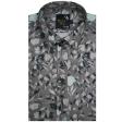 Print Gray Shirt : Party