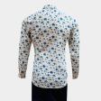 Print Cream Shirt : Party