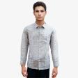 Print Blue Shirt : Party