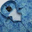 Print Dark Blue Shirt : Party