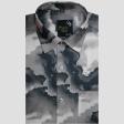 Print Gray Shirt : Party