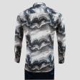 Print Gray Shirt : Party