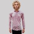 Self Design Pink Shirt : Business