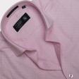 Self Design Pink Shirt : Business