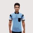 Combination Aqua Blue T-shirt : Regular