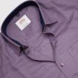 Self Design Purple Shirt : Ditto