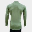 Self Design Dark Green Shirt : Ditto