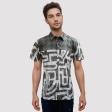Self Design Green Shirt : Ditto