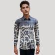 Self Design White Shirt : Ditto