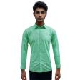 Checks Light Green Shirt : Business