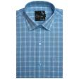 Checks Blue Shirt : Business