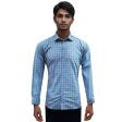 Checks Blue Shirt : Business