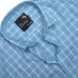 Checks Blue Shirt : Business
