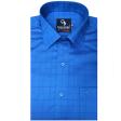 Checks Blue Shirt : Business