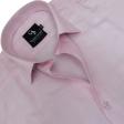 Self Design Pink Shirt : Business
