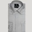 Stripes Gray Shirt : Business