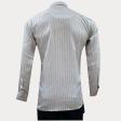 Stripes Gray Shirt : Business