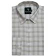 Checks Gray Shirt : Business