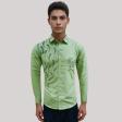 Handpainted Green Shirt : Ditto