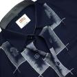 Handpainted Navy Blue Shirt : Ditto